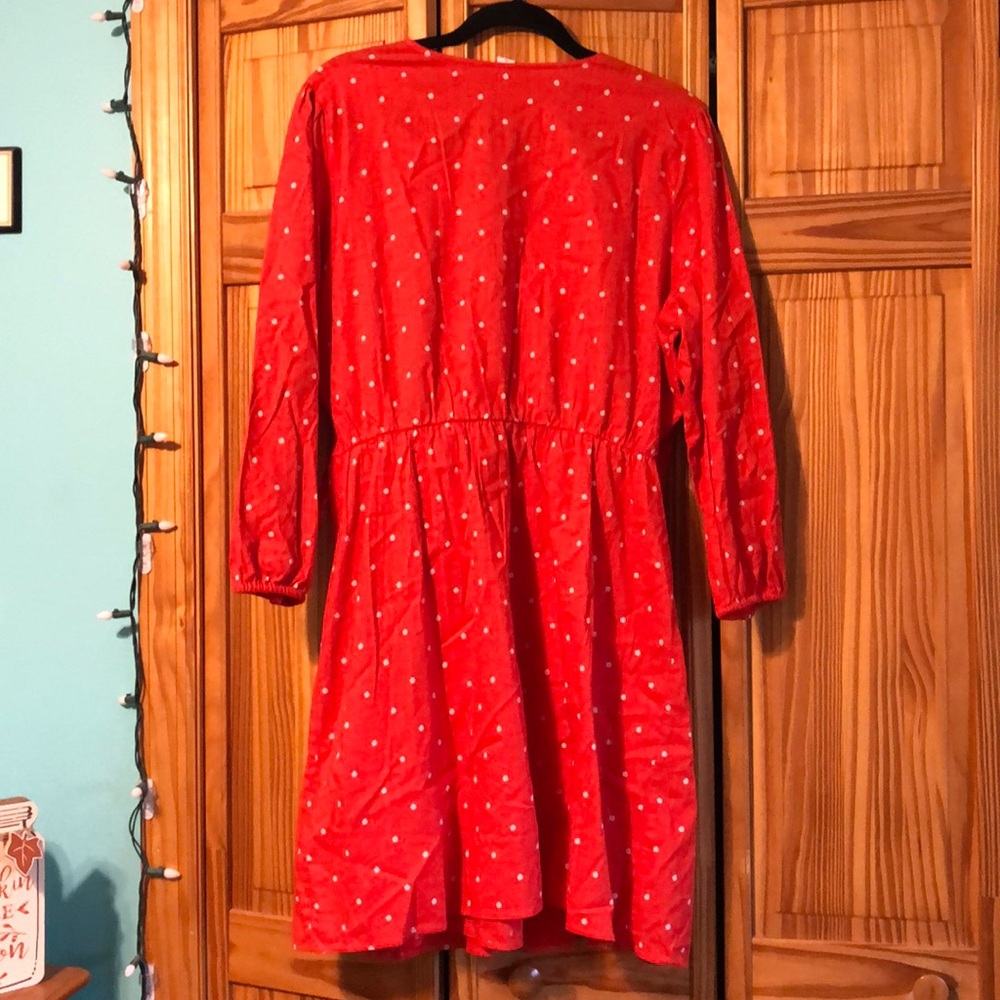 Red Flower Dress - Picture 2 of 4